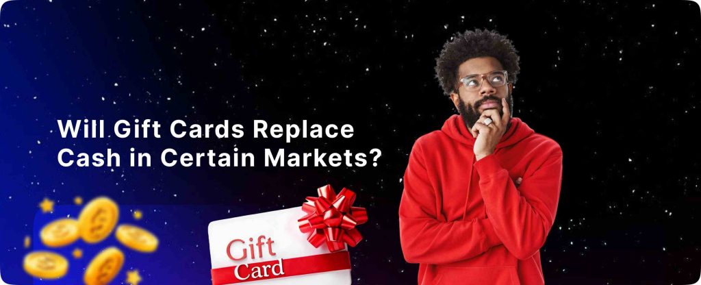 Gift card replace cash