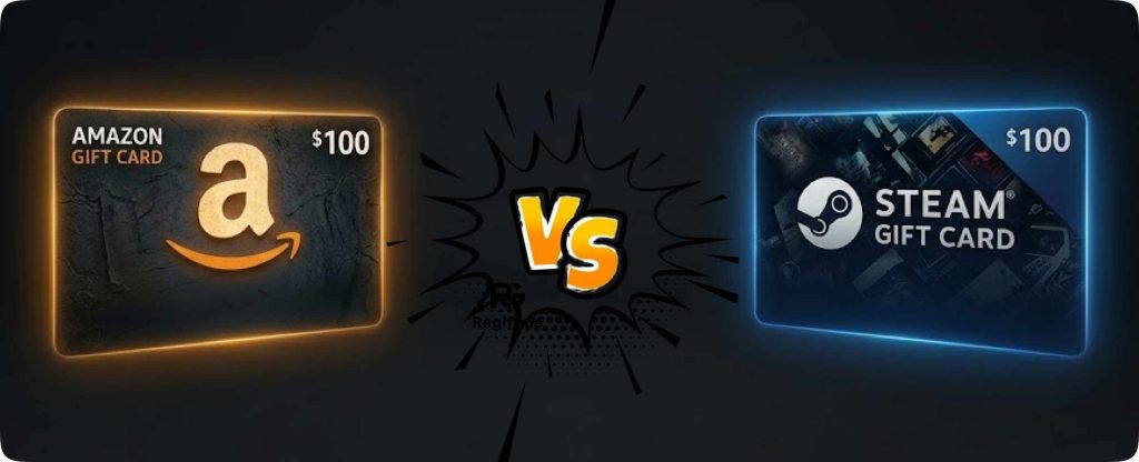 Amazon vs Steam Cards 
