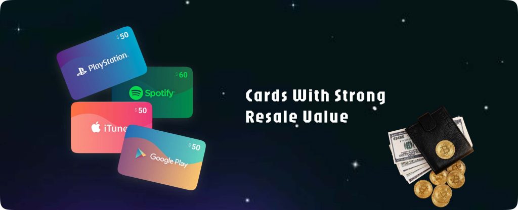 Gift card resale value 
