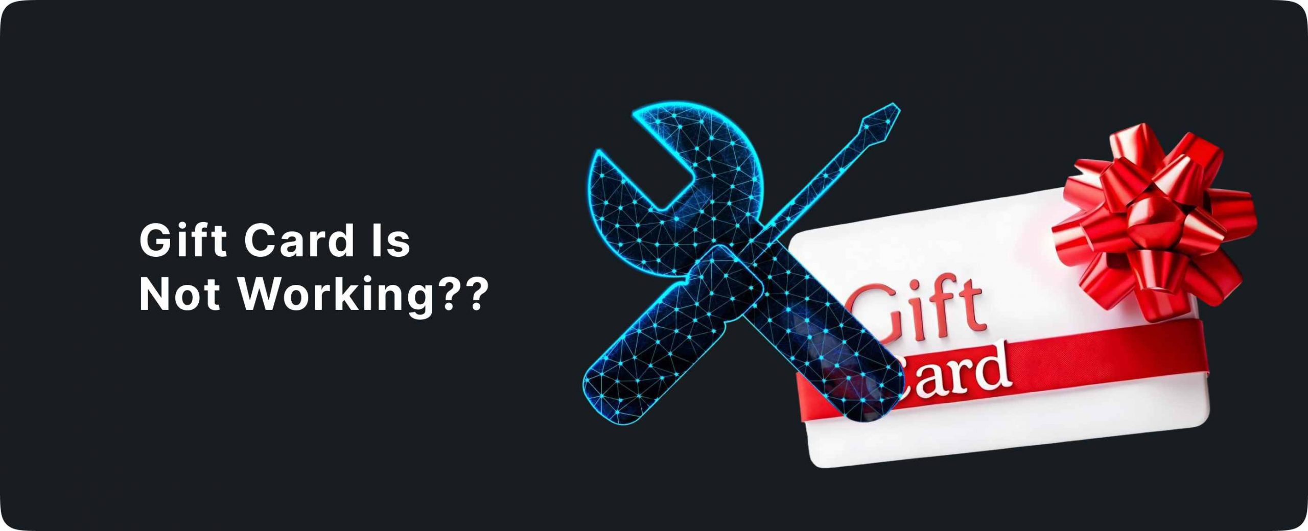 card may be expired, already used, or have a typographical error in the code.