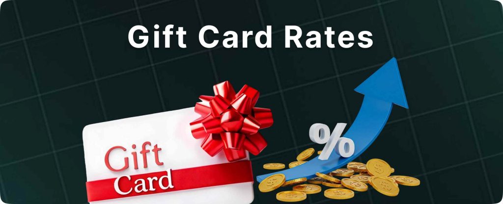 Gift card rates