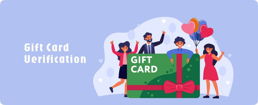 Gift card verification 