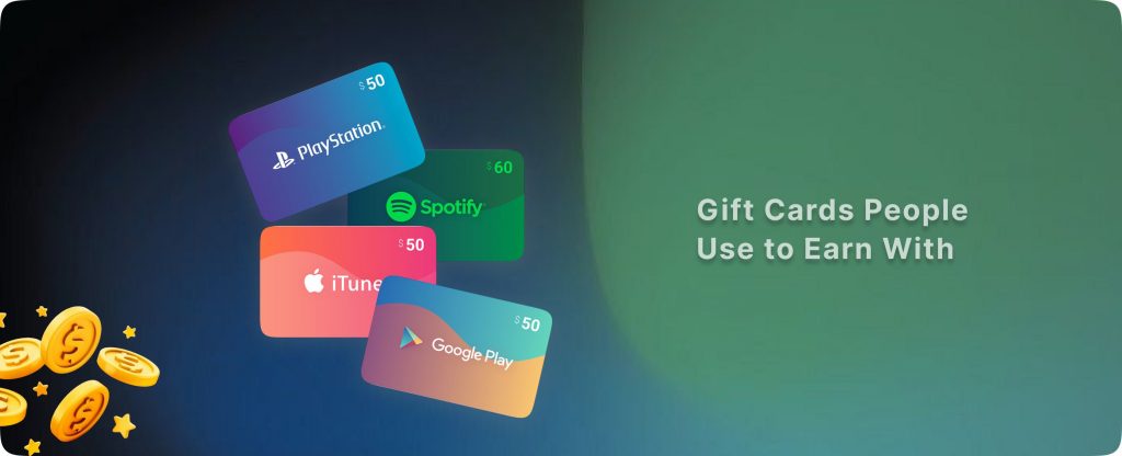 Use gift card to earn money 