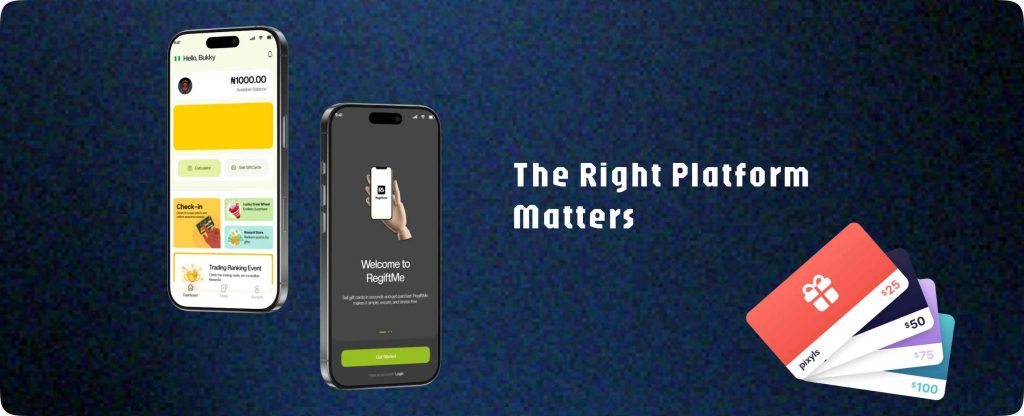 Selling of gift cards online