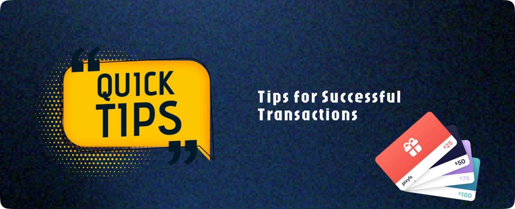 Selling of gift cards online