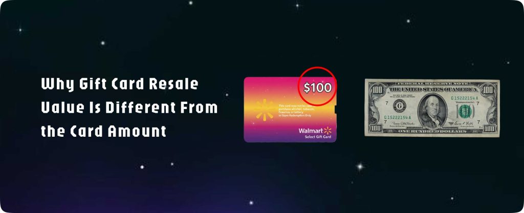 Gift card resale value 