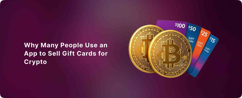 App to sell gift card