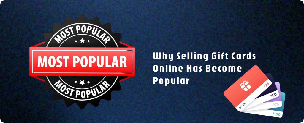 Selling of gift cards online