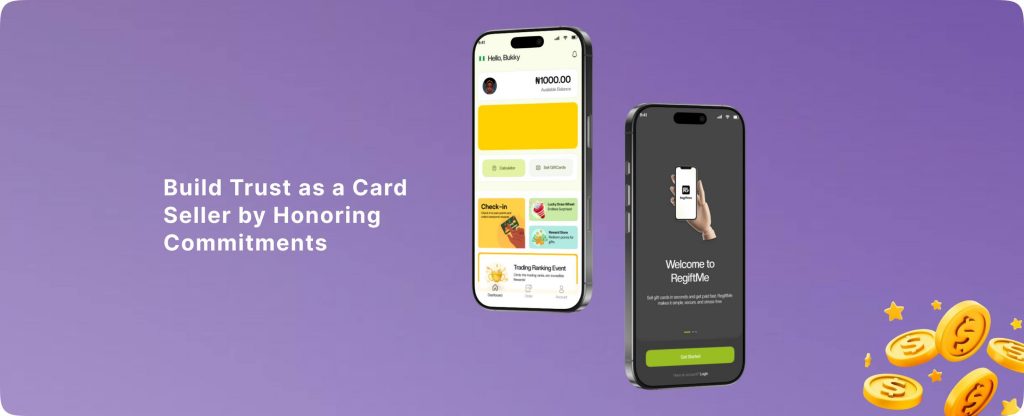 Build trust as a card seller 