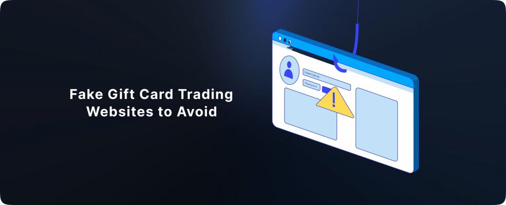 Fake gift card trading