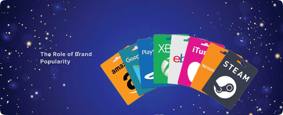 Gift card rate fluctuates 