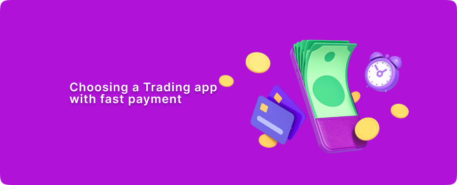 Trading app to cash out