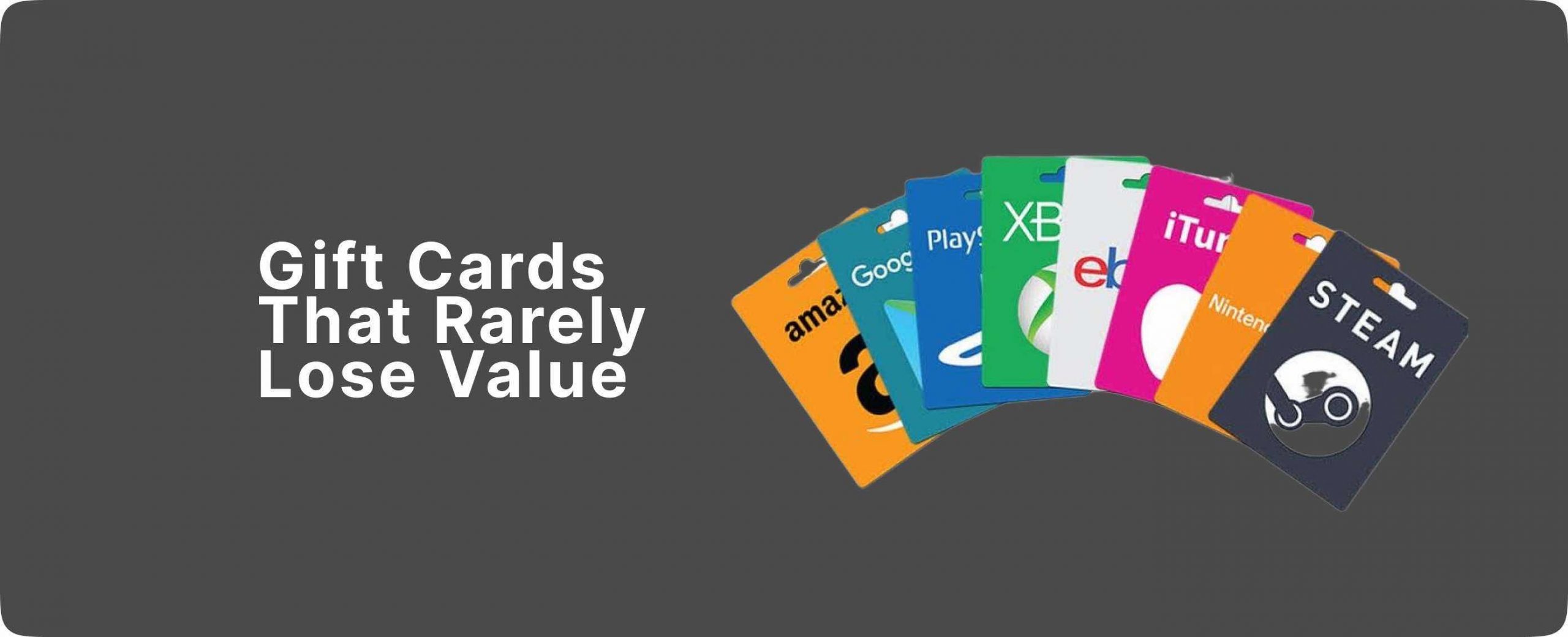 The strongest gift cards are backed by globally recognized brands