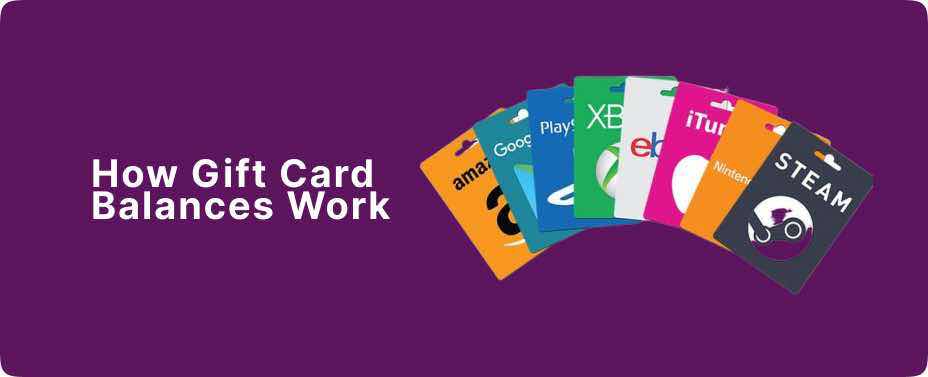 The value stored on a gift card decreases only when a purchase is made.