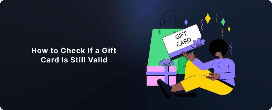official balance checker provided by the gift card issuer.