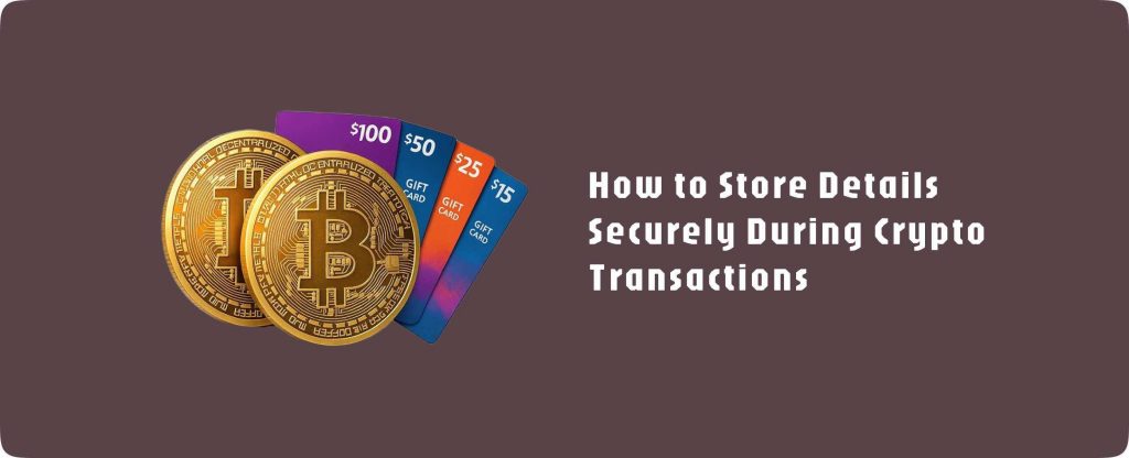 How to Store Details Securely