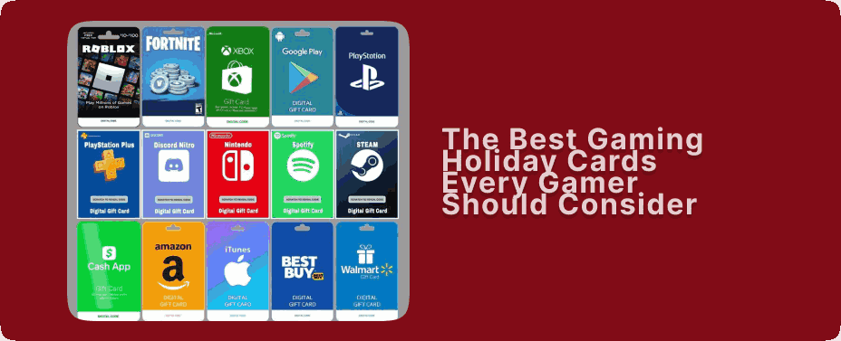 Gaming holiday cards