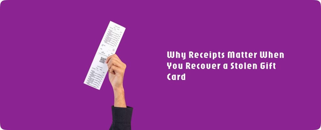Recover a Stolen Gift Card