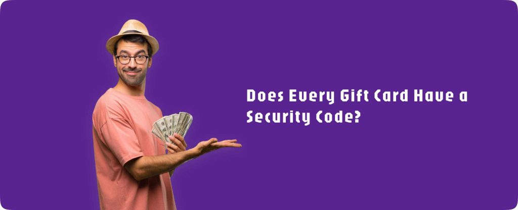 Gift Card Security Code