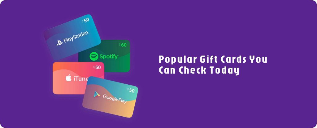 Current Gift Card Rates