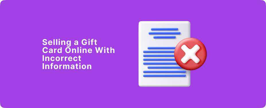 Selling a Gift Card Online