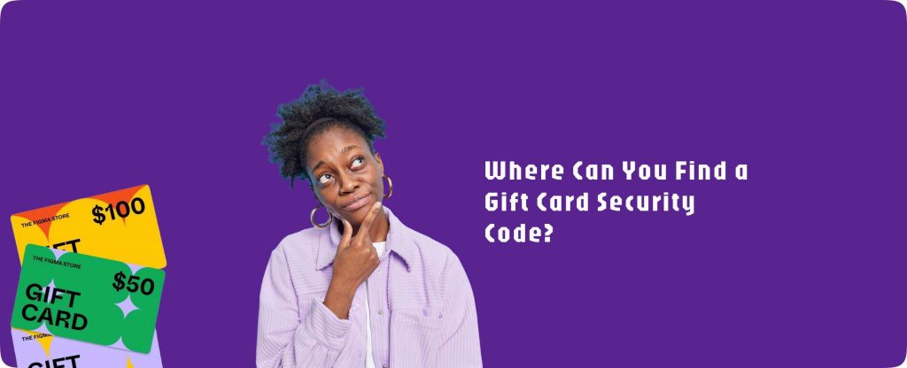 Gift Card Security Code